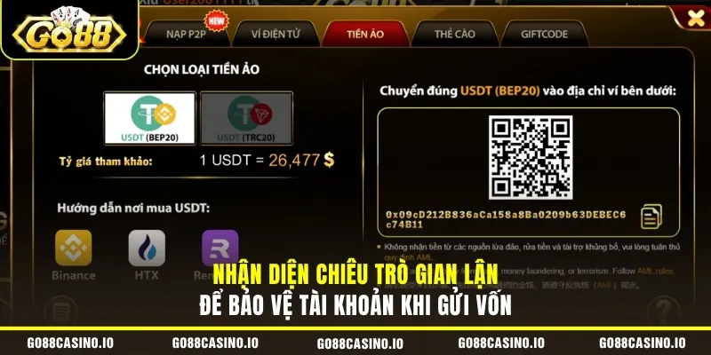 Tải App GO88 4 Nhận diện chiêu trò gian lận để bảo vệ tài khoản khi gửi vốn